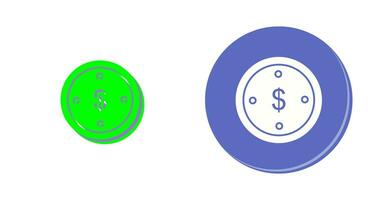 Dollar Coin Vector Icon