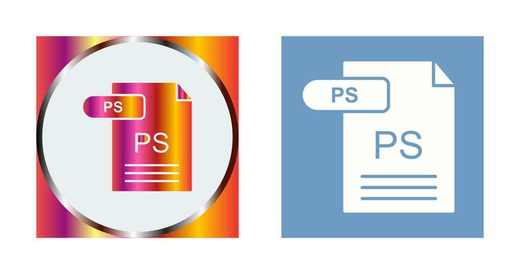 PS Vector Icon