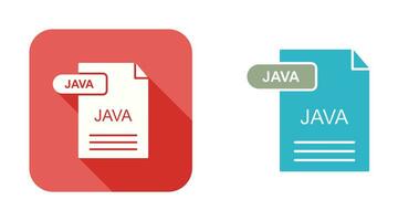 icono de vector de java