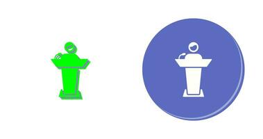 Elected Candidate Vector Icon