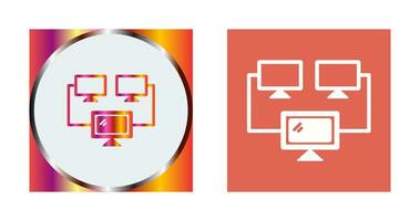 Connected Systems Vector Icon