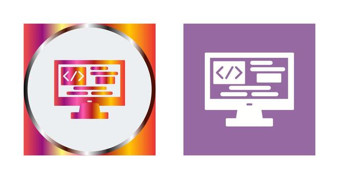 Coding Vector Icon