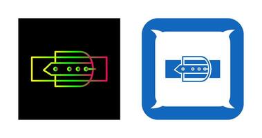 icono de vector de cinturón