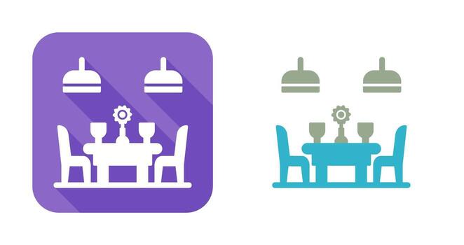 icono de vector de mesa