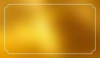 Gold background gradient foil yellow texture frame. Smooth gold gradient blur metallic photo