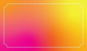 Bright colorful abstract blurry background with white frame photo