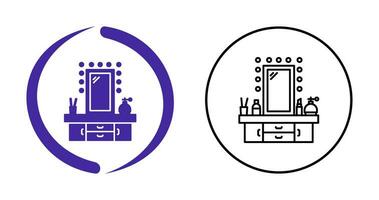 Dressing Table Vector Icon