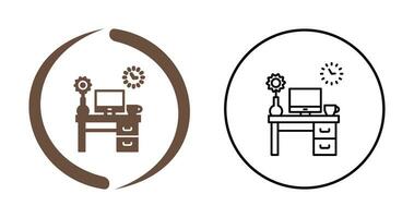 Work Table Vector Icon