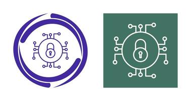 Unique Data Security Vector Icon