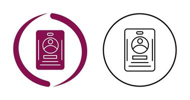 Office Card Vector Icon