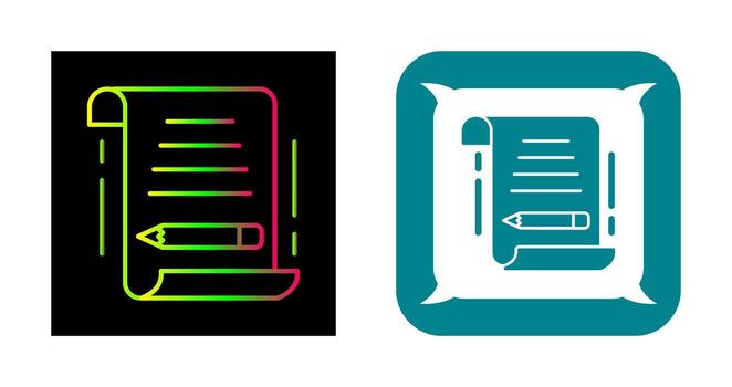 Write Vector Icon