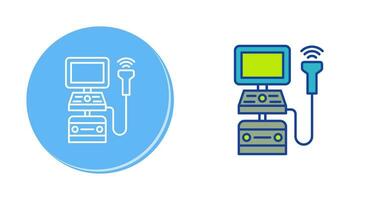 Ultrasound Machine Vector Icon