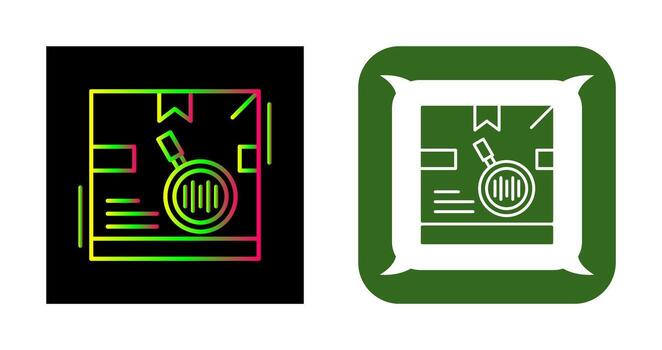 Tracking Code Vector Icon
