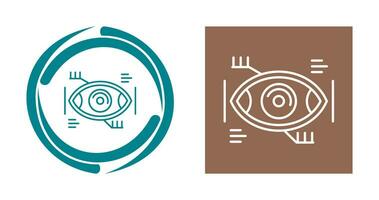 Eye Recongnition Vector Icon