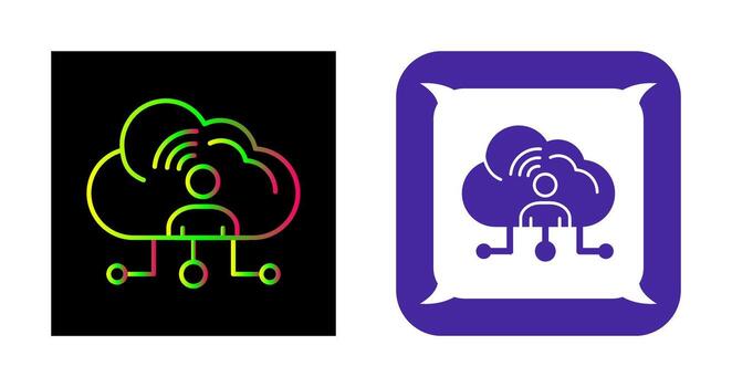 icono de vector de red