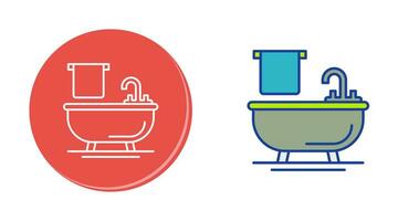 Bathtub Vector Icon