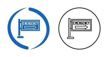 Emergency Sign Vector Icon