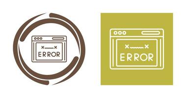 Error Code Vector Icon