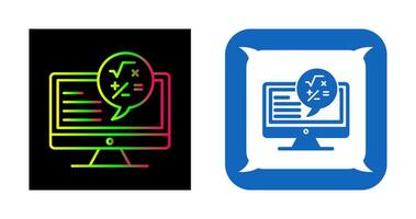 Maths Vector Icon