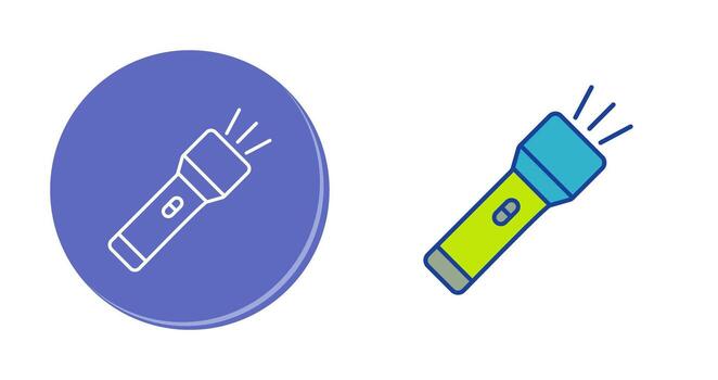 Flashlight Vector Icon