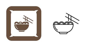 icono de vector de comida china