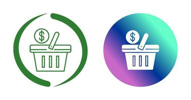 Shopping Basket Vector Icon