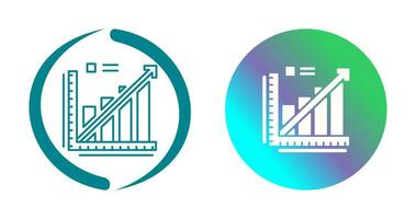 Line Graph Vector Icon