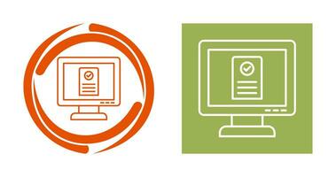 Online appointment Vector Icon