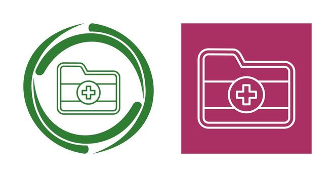 icono de vector de carpeta