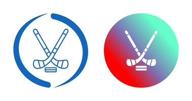 icono de vector de hockey sobre hielo