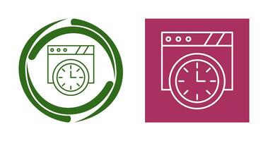 Wall Clock Vector Icon