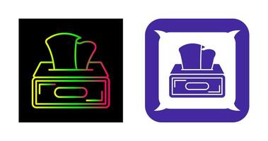 Tissue Box Vector Icon