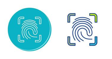 Finger Print Vector Icon