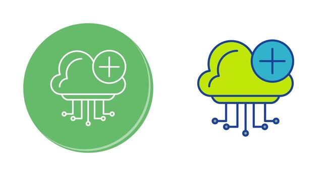 Cloud Computing Vector Icon