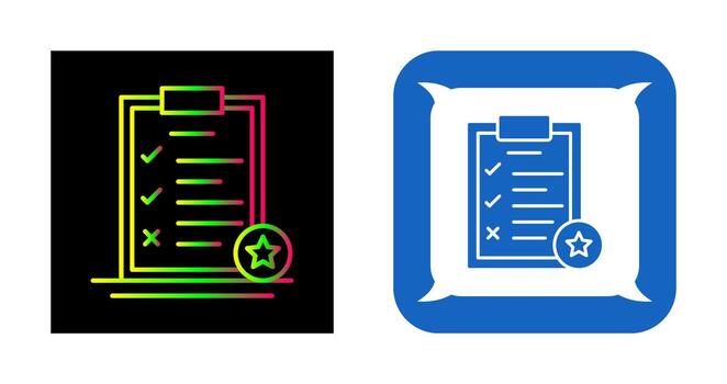 Task List Vector Icon