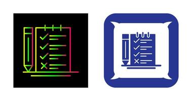 Survey Checklist Vector Icon