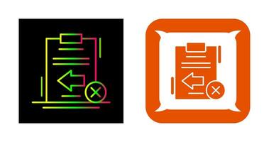 Return Failed Vector Icon