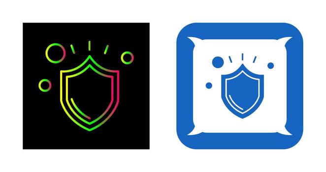 icono de vector de escudo