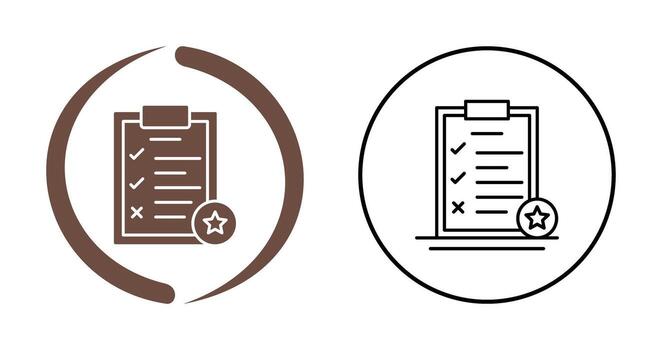 Task List Vector Icon