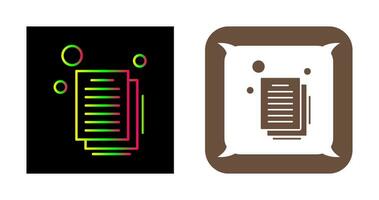 icono de vector de documento