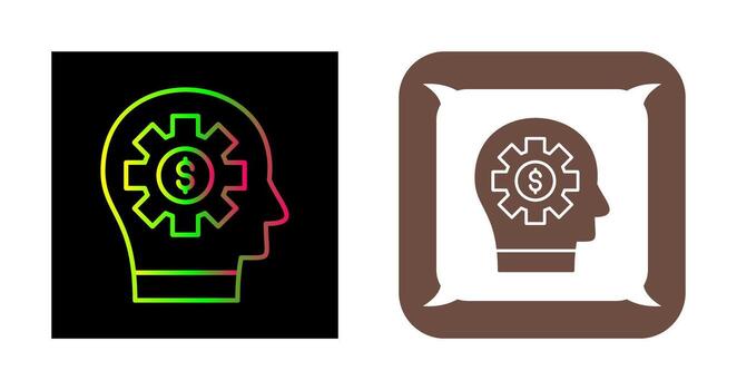 icono de vector de pensamiento