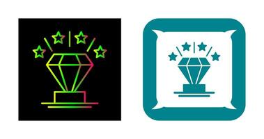 icono de vector de diamante