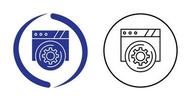 icono de vector de configuración