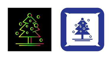 icono de vector de árbol de navidad