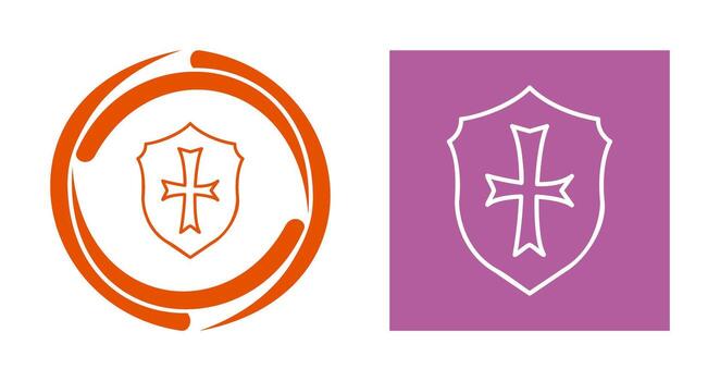 Unique Sheild Vector Icon