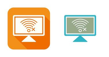 Disconnected Network Vector Icon