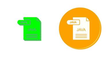 icono de vector de java