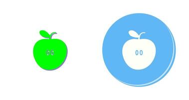 icono de vector de manzanas