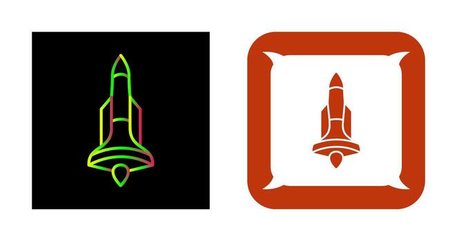 icono de vector de cohete