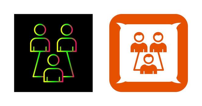 Connected Users Vector Icon